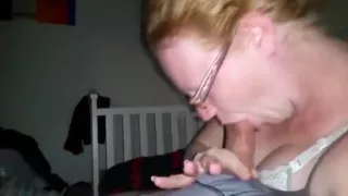 Amazing homemade cellphone, kitchen, oral porn clip