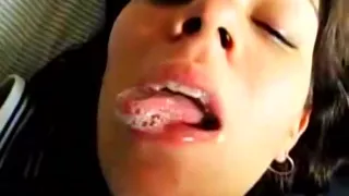 Exotic amateur teen, ponytail, closeup adult scene