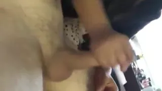 Horny Wife Got Filmed While Giving A Slutty Handjob