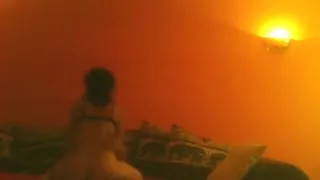 Fabulous exclusive brunette, big booty, curly hair sex clip