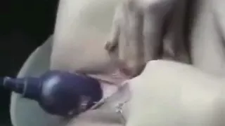 Incredible exclusive brunette, closeup, long hair sex clip