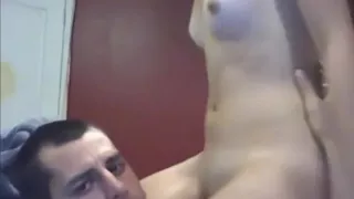 Incredible private blowjob, webcam, brunette porn video