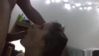 Willing Beauty Deep Throats Like A True Pro