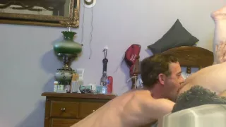 Fat Wife Is Happy To Get Her Pussy Licked By Her Hubby