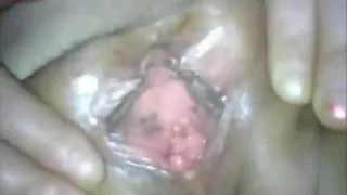 Amazing amateur brunette, bedroom, hardcore sex video