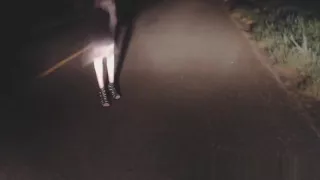 Slut stops her car and masturbates in the middle of the road