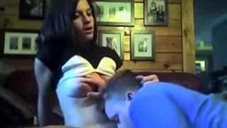 Hot gal is feeling fat dick of her boyfriend stuffing holes