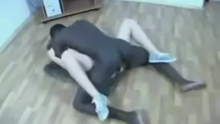 White girl gets damaged