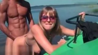 Sexy blonde slut goes crazy sucking