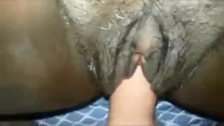 Fucking an amateur Black BBW on cam