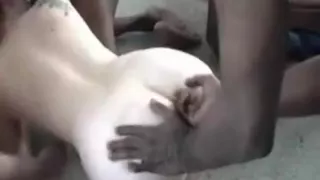 Anal sex with small titted french blonde Blanche