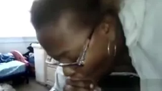 Big Black Woman Sucks On A BBC Point Of View