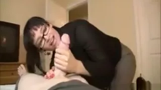 Yelling At The Young Guy Wins Her A Throbbing Cock