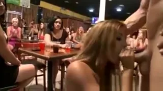 They were all over our guys just begging for dick sucking