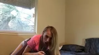 Dark dick sucked by white girl