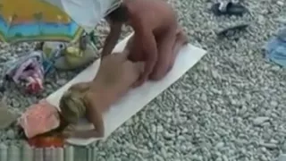 Exposed hypnotizing massage to fuck her