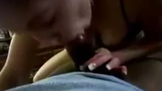 Interracial suck and trip