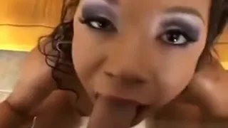 Porn interview with ebony Beauty Misty in agency