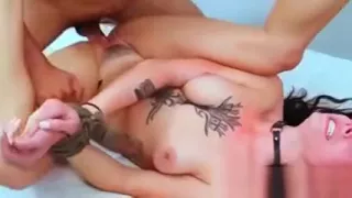 Harrow Harrison got fucked in the pussy and ass by hard cock