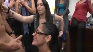 Lovely gals love the smack of whipped cream