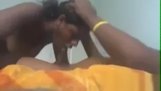 my girlfriend performs sloppy deepthroat