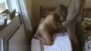 Horny mature sucks cock and gets doggystyled