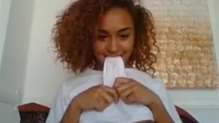 Beautiful Ebony Broad Loves To Tease With Her Perky Tits