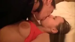 Tall amateur and petite brunette teen