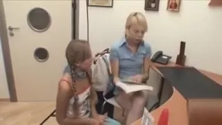 Tickling pussy in a bath