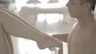 Dude bonks hard bald cunt