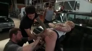 Racy team fuck torture