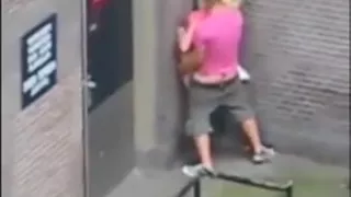 Extreme public sex in the street daytime voyeur video