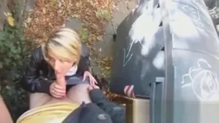 Real eurobabe pickedup and fucked outdoors