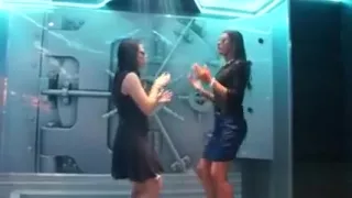 Natural tits riding creampie