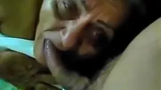 Brazilian Granny Sucking On A Cock POV