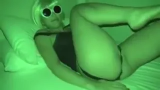 Homemade nightvision perfect blonde milf