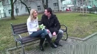 Serious porn with a skinny blonde