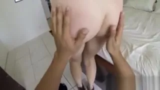 Guy Plays With Blonde Escort Girls Pussy