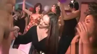 Horny gals getting what they desire from the dancing bear.