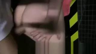 A quickie and wet blow job