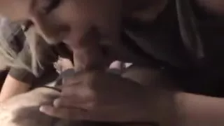 Lucky stud sucked by 2 chicks