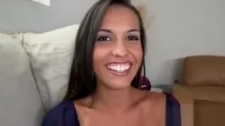 Hot chick hand handling his meat toy