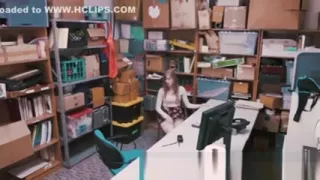 Thieving teen facialized