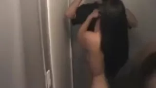 Young teen spreads her legs