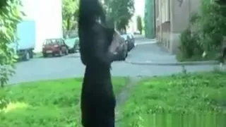 Beautiful Girl Flashing Her Body In Public