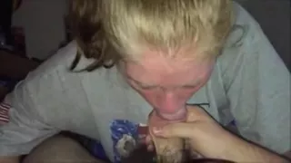 Blonde Milf Sucking Cock In A Tent