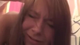 Latina Fists Her Ass Fucks Dildo