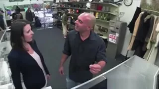 Sexy Latina Stewardess Paws Her Pussy And Got Fucked