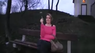 Nicole _ Amateur Blonde Flashing Her Boobs And Playing With