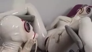 Tanja and Fiona get freaky in their latex hospital outfits
